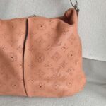 LV Selena PM M94276 Rose Mahina Calf Leather with Silver Hardware Bag #ROCS-2 - Image 4