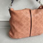 LV Selena PM M94276 Rose Mahina Calf Leather with Silver Hardware Bag #ROCS-2 - Image 5