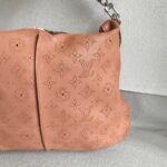 LV Selena PM M94276 Rose Mahina Calf Leather with Silver Hardware Bag #ROCS-2 - Image 6