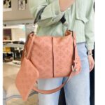 LV Selena PM M94276 Rose Mahina Calf Leather with Silver Hardware Bag #ROCS-2 - Image 43