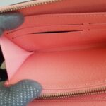 LV Zippy Wallet Blue Aqua Print Epi Leather with Silver Hardware #ROCO-3 - Image 24