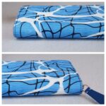 LV Zippy Wallet Blue Aqua Print Epi Leather with Silver Hardware #ROCO-3 - Image 10