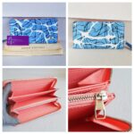 LV Zippy Wallet Blue Aqua Print Epi Leather with Silver Hardware #ROCO-3 - Image 2