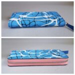 LV Zippy Wallet Blue Aqua Print Epi Leather with Silver Hardware #ROCO-3 - Image 11