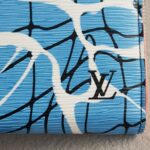 LV Zippy Wallet Blue Aqua Print Epi Leather with Silver Hardware #ROCO-3 - Image 7