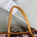 LV x Takashi Murakami Papillon Cherry Blossom Limited Edition Monogram Coated Canvas with Leather and Gold Hardware #ROCS-4 - Image 16