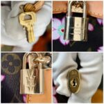 LV x Takashi Murakami Papillon Cherry Blossom Limited Edition Monogram Coated Canvas with Leather and Gold Hardware #ROCS-4 - Image 22