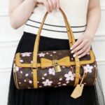 LV x Takashi Murakami Papillon Cherry Blossom Limited Edition Monogram Coated Canvas with Leather and Gold Hardware #ROCS-4 - Image 35