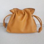 Loewe Mini Flamenco Brown Nappa Calfskin with Gold Hardware #ROUS-2 - Image 2