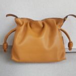 Loewe Mini Flamenco Brown Nappa Calfskin with Gold Hardware #ROUS-2 - Image 3