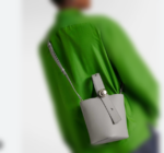 Loewe Pebble Bucket Mini Grey Calf Leather with Gold Hardware #RTEY-1 - Image 22