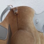 Loewe Pebble Bucket Mini Grey Calf Leather with Gold Hardware #RTEY-1 - Image 17