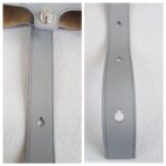 Loewe Pebble Bucket Mini Grey Calf Leather with Gold Hardware #RTEY-1 - Image 10