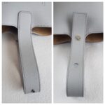 Loewe Pebble Bucket Mini Grey Calf Leather with Gold Hardware #RTEY-1 - Image 9