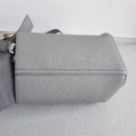 Loewe Pebble Bucket Mini Grey Calf Leather with Gold Hardware #RTEY-1 - Image 5