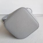 Loewe Pebble Bucket Mini Grey Calf Leather with Gold Hardware #RTEY-1 - Image 7