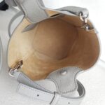 Loewe Pebble Bucket Mini Grey Calf Leather with Gold Hardware #RTEY-1 - Image 19