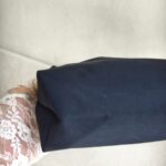 Moschino Small Pouch Navy Blue Nylon with Gold Hardware #ROCC-11 - Image 12