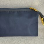 Moschino Small Pouch Navy Blue Nylon with Gold Hardware #ROCC-11 - Image 7
