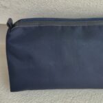 Moschino Small Pouch Navy Blue Nylon with Gold Hardware #ROCC-11 - Image 6