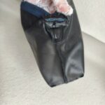 Moschino Small Pouch Navy Blue Nylon with Gold Hardware #ROCC-11 - Image 21