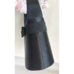 S Ferragamo Vintage Vara Bow Bucket Black Satin with Gold Hardware #ROYR-12 - Image 7