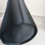 S Ferragamo Vintage Vara Bow Bucket Black Satin with Gold Hardware #ROYR-12 - Image 10