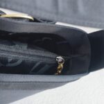 S Ferragamo Vintage Vara Bow Bucket Black Satin with Gold Hardware #ROYR-12 - Image 15