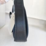 S Ferragamo Vintage Vara Bow Bucket Black Satin with Gold Hardware #ROYR-12 - Image 18