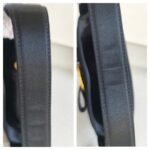 S Ferragamo Vintage Vara Bow Bucket Black Satin with Gold Hardware #ROYR-12 - Image 17