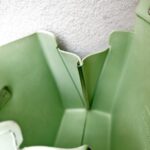 Salvatore Ferragamo Vintage Gancini Mint Green Rubber with Silver Hardware #ROCT-1 - Image 26