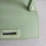 Salvatore Ferragamo Vintage Gancini Mint Green Rubber with Silver Hardware #ROCT-1 - Image 5