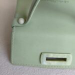 Salvatore Ferragamo Vintage Gancini Mint Green Rubber with Silver Hardware #ROCT-1 - Image 4