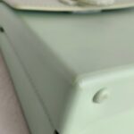 Salvatore Ferragamo Vintage Gancini Mint Green Rubber with Silver Hardware #ROCT-1 - Image 15