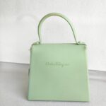 Salvatore Ferragamo Vintage Gancini Mint Green Rubber with Silver Hardware #ROCT-1 - Image 6
