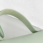 Salvatore Ferragamo Vintage Gancini Mint Green Rubber with Silver Hardware #ROCT-1 - Image 20