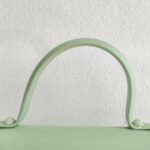 Salvatore Ferragamo Vintage Gancini Mint Green Rubber with Silver Hardware #ROCT-1 - Image 18