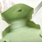 Salvatore Ferragamo Vintage Gancini Mint Green Rubber with Silver Hardware #ROCT-1 - Image 30