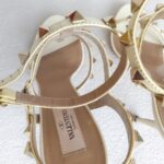 Valentino Rockstud Heel Size 39 Cream Leather Shoes #ROYL-3 - Image 10