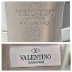 Valentino Rockstud Heel Size 39 Cream Leather Shoes #ROYL-3 - Image 11