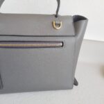 Celine Mini Belt Bag Grey Pebble Leather with Gold Hardware #RTKU-1 - Image 5