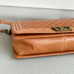Chanel Boy Flap Brown Aged Calfskin with Antique Gold Hardware #ROTY-4 - Image 12