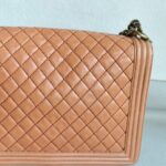 Chanel Boy Flap Brown Aged Calfskin with Antique Gold Hardware #ROTY-4 - Image 7