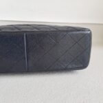 Chanel Classic Jumbo Double Flap Bag Black Grained Calfskin with Silver Hardware #RTOT-1 - Image 14