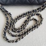 Chanel Classic Jumbo Double Flap Bag Black Grained Calfskin with Silver Hardware #RTOT-1 - Image 16