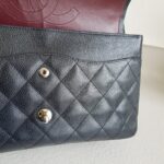 Chanel Classic Jumbo Double Flap Bag Black Grained Calfskin with Silver Hardware #RTOT-1 - Image 28