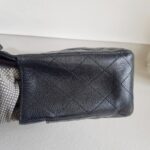 Chanel Classic Jumbo Double Flap Bag Black Grained Calfskin with Silver Hardware #RTOT-1 - Image 10