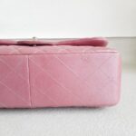 Chanel Classic Jumbo Double Flap Bag Dusty Rose Pink Lambskin with Silver Hardware #RSCL-1 - Image 10