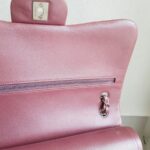 Chanel Classic Jumbo Double Flap Bag Dusty Rose Pink Lambskin with Silver Hardware #RSCL-1 - Image 18