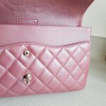 Chanel Classic Jumbo Double Flap Bag Dusty Rose Pink Lambskin with Silver Hardware #RSCL-1 - Image 22